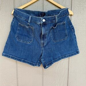J. Crew Women's Deep Blue Denim Shorts